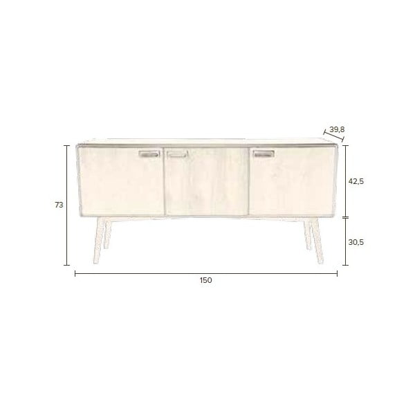 Komoda Dutchbone Juju, višina 73 cm-image-2
