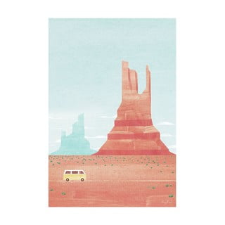 Plakat 30x40 cm Monument Valley - Travelposter