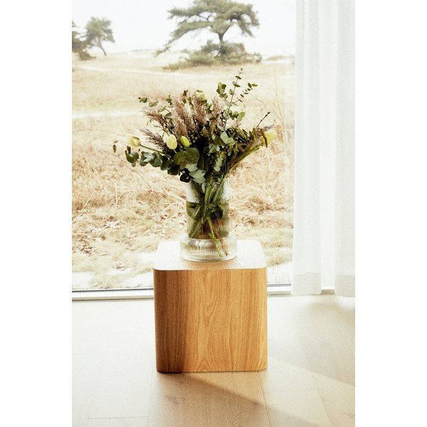 Stranske mizice v kompletu 2 ks v jesenovem dekorju 40x40 cm Cubo – Jotex-image-2