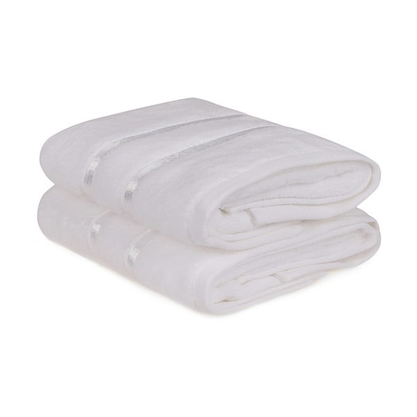 Komplet 2 belih bombažnih brisač Foutastic Dolce, 50 x 90 cm-image-2