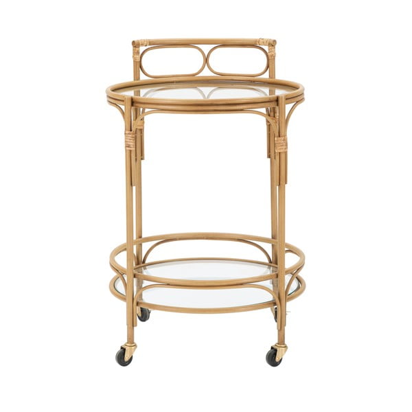 Kovinska servirna mizica na kolesih ø 51 cm Panama - Mauro Ferretti-image-2