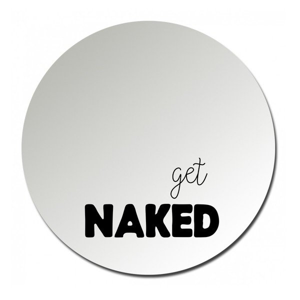 Stensko ogledalo ø 25 cm Get Naked - Little Nice Things