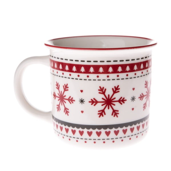 Porcelanska skodelica z božičnim motivom 380 ml - Dakls