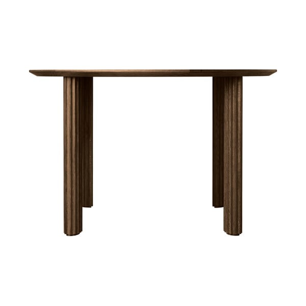 Okrogla jedilna miza iz masivnega hrasta ø 120 cm Comfort Circle – UMAGE-image-3