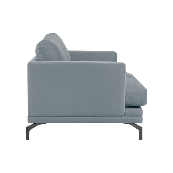 Siva zofa z naslonom za noge v črni barvi Windsor & Co Sofas Jupiter-image-2