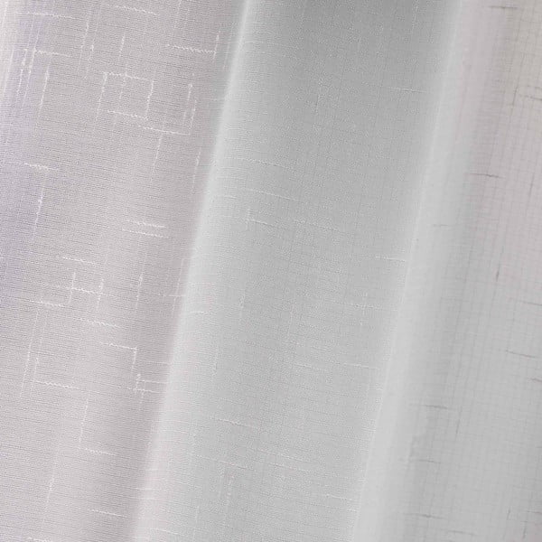 Bele prosojne zavese v kompletu 2 ks 60x160 cm Luminea – douceur d'intérieur-image-1