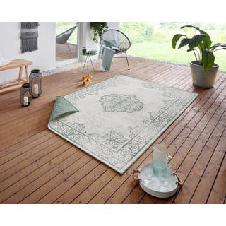 Zeleno-krem zunanja preproga NORTHRUGS Cebu, 80 x 150 cm