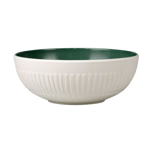 Belo-zelena porcelanasta skleda Villeroy & Boch Blossom, 850 ml