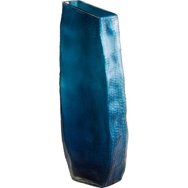 Modra vaza Kare Design Blue Bieco, višina 61 cm