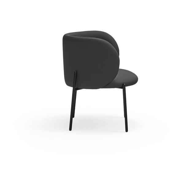 Črn fotelj iz umetnega usnja Mogi - Teulat-image-4