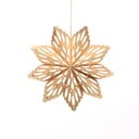 Zlat papirnat božični okrasek v obliki Snowflakes Onlz Natural, dolžina 15 cm
