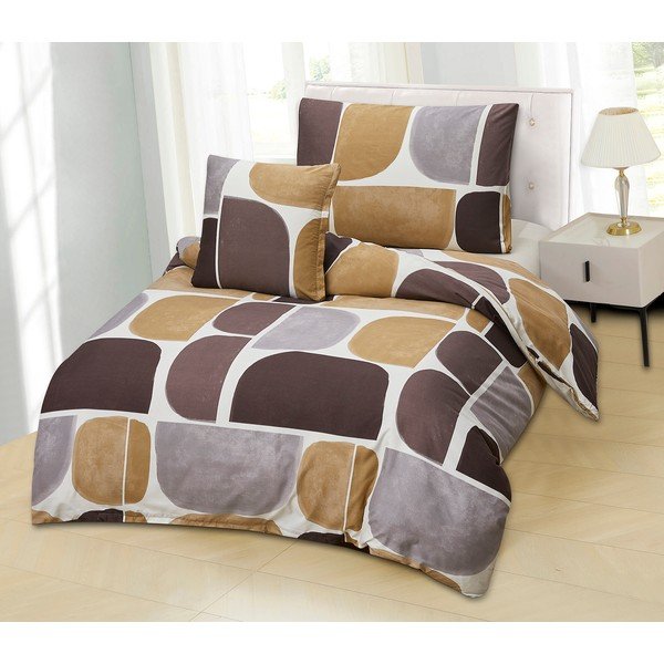 Enojna 3-delna posteljnina iz mikrosatena 140x200 cm Pablo – My House-image-1