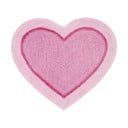 Rožnata otroška preproga v obliki srca Catherine Lansfield Heart, 50 x 80 cm