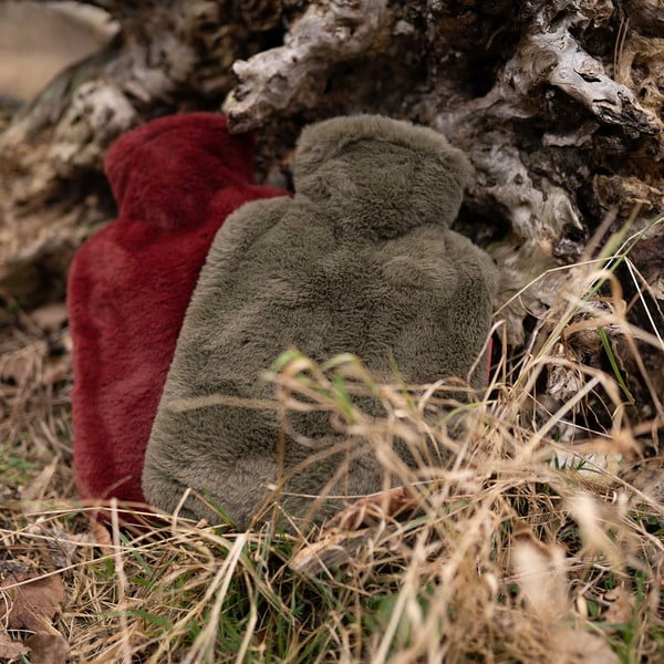 Rdeč termofor iz mikropliša 1,8 l Classic – Hugo Frosch-image-3