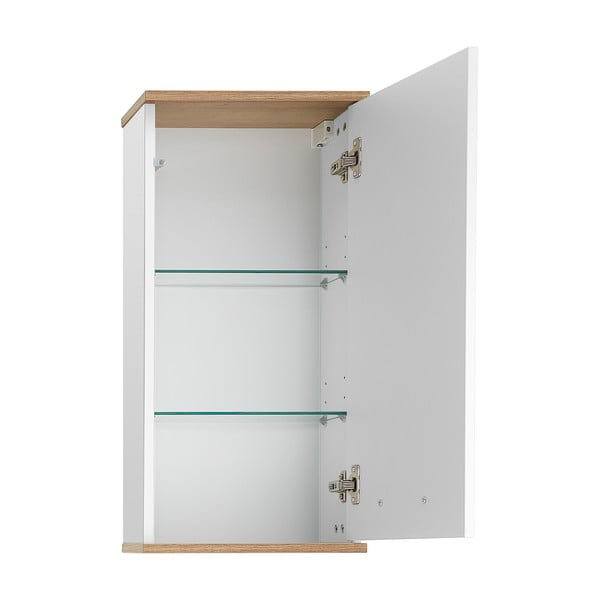 Bela stenska kopalniška omarica 36x75 cm Set 923 - Pelipal-image-3