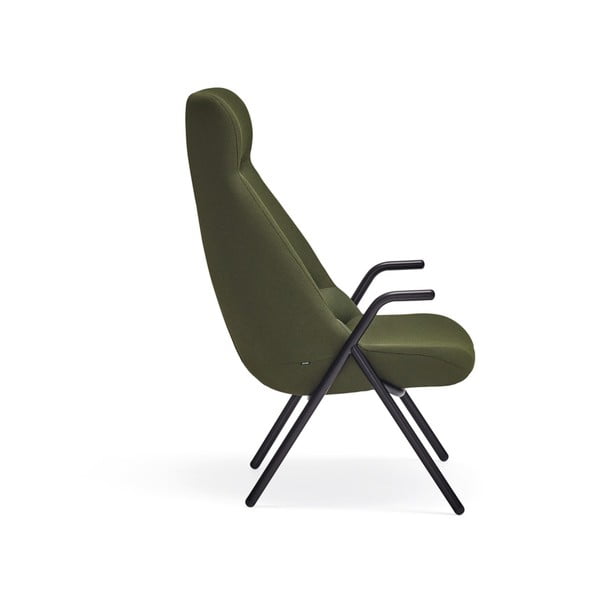 Zelen fotelj Teulat Dins, višina 114 cm-image-3