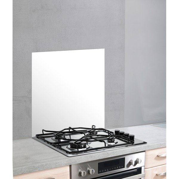 Bela zaščitna steklena stenska plošča Wenko, 70 x 60 cm-image-2