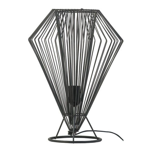 Črna namizna svetilka Vox Cesto, ⌀ 31 cm