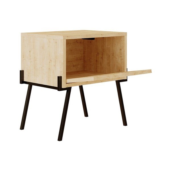 Nočna omarica v naravni barvi Naive – Kalune Design-image-2