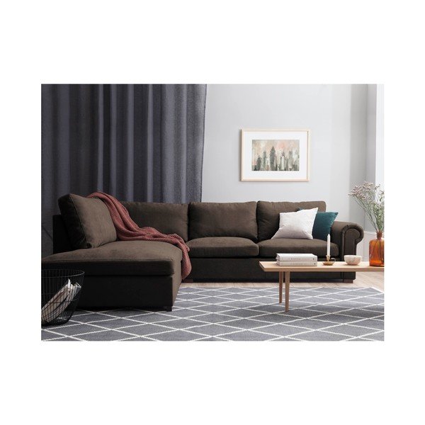 Rjava zofe Windsor & Co Hermes, levi vogal-image-2