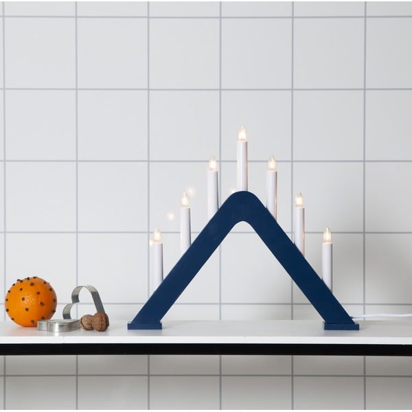 Temno modra božična svetlobna dekoracija z vtikačem Jarve – Star Trading-image-2