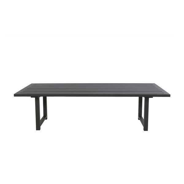 Črna vrtna miza Hartman Tim, 150 x 75 cm-image-1