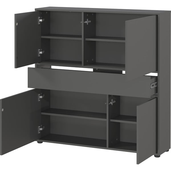 Antracitno siva omarica 105x108x25 cm Ameca 2.0 – Germania-image-2