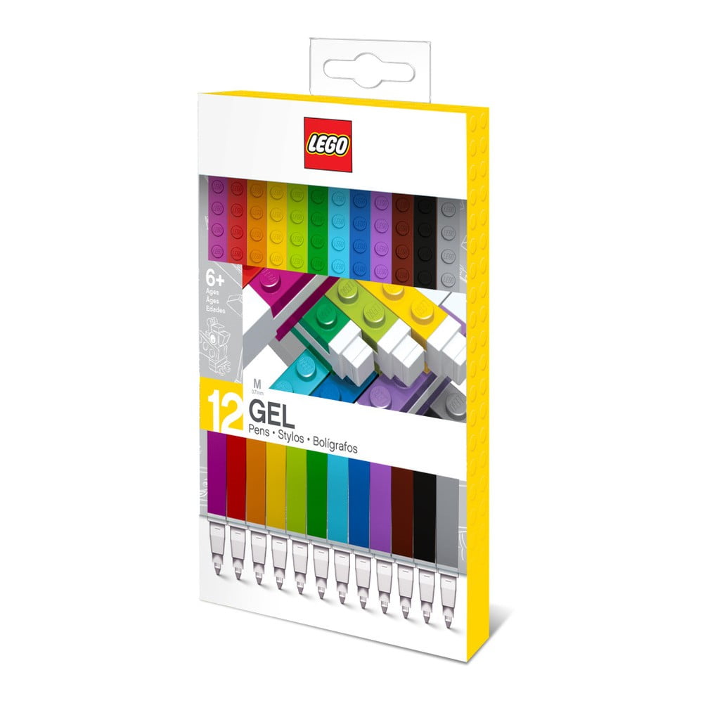 Komplet 12 gelskih pisal LEGO®