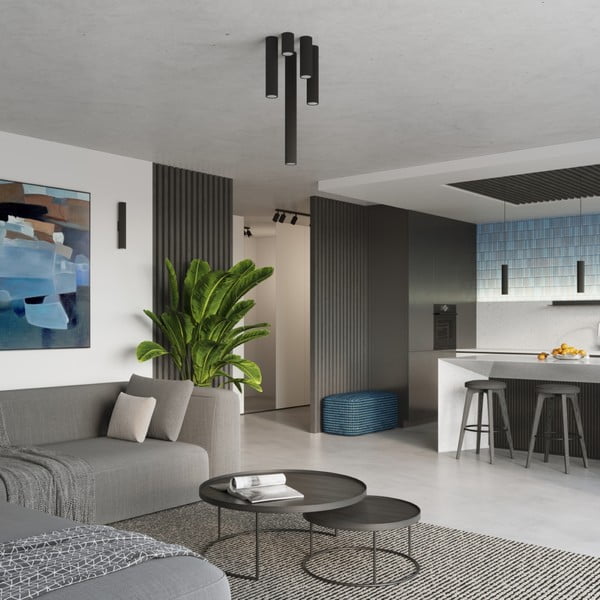 Črno točkovno svetilo Gleam – Sollux-image-3