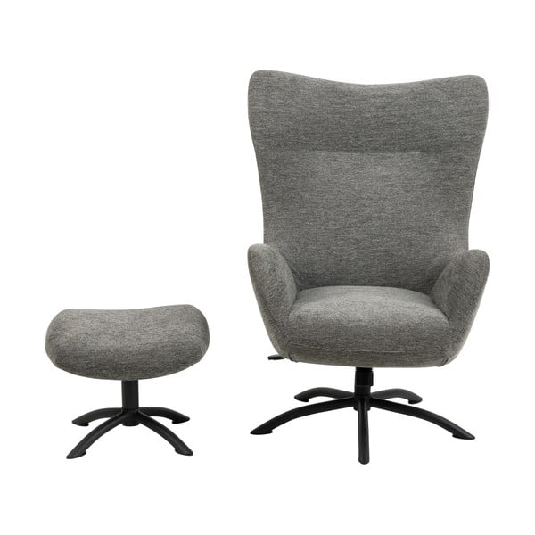 Antracitno siv počivalnik z naslonom za noge Actona Talgarth-image-2