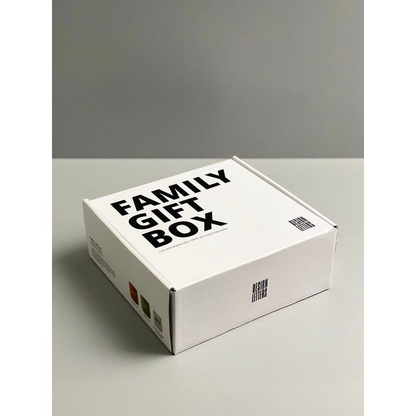 Komplet 3 skodelic Design Letter Family-image-2