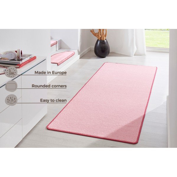 Svetlo rožnat tekač 80x200 cm Fancy – Hanse Home-image-4