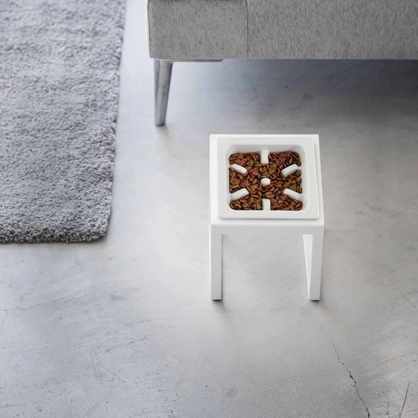 Keramična posoda s podstavkom za hišne ljubljenčke Nooks – YAMAZAKI-image-3