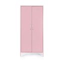 Svetlo rožnata kovinska omarica z možnostjo zaklepanja 80x185x50 cm Cambridge – Yes Everyday