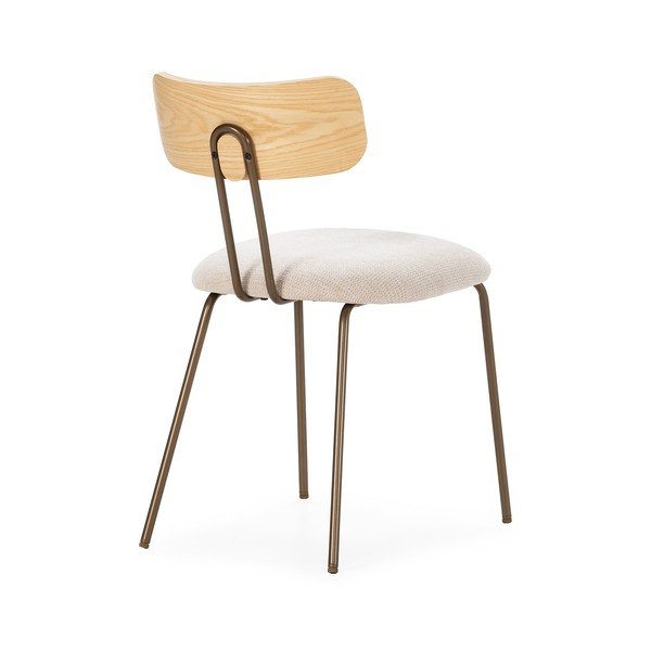 Bež/v naravni barvi oblazinjen jedilni stol Olimpia – MOME-image-4