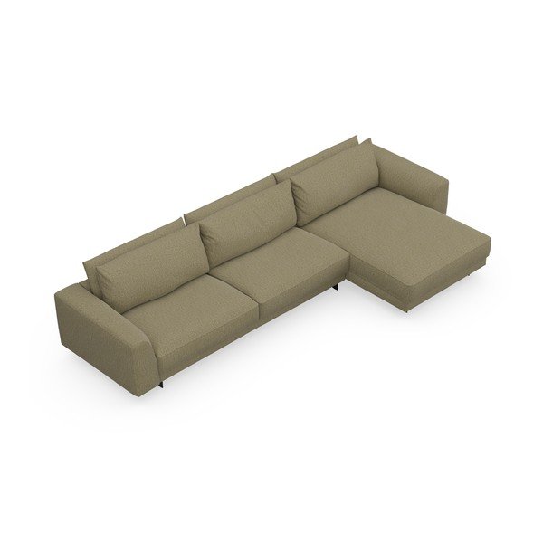 Svetlo zelena kotna sedežna garnitura (s kotom po izbiri) Samba – Furninova -image-3