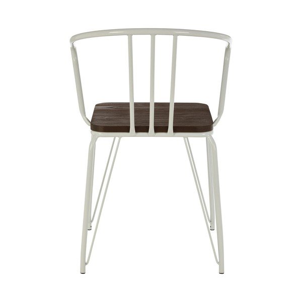 Bel/v naravni barvi jedilni stol iz masivnega bresta District – Premier Housewares-image-4