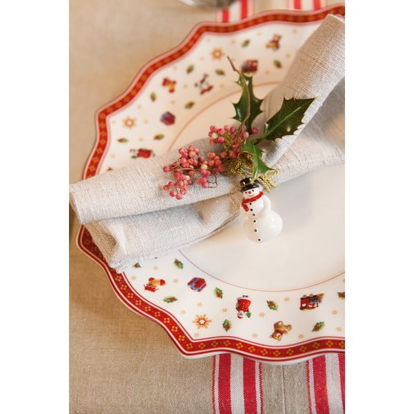 Belo-rdeč porcelanast božični krožnik Toy´s Delight Villeroy&Boch, ø 29 cm-image-3