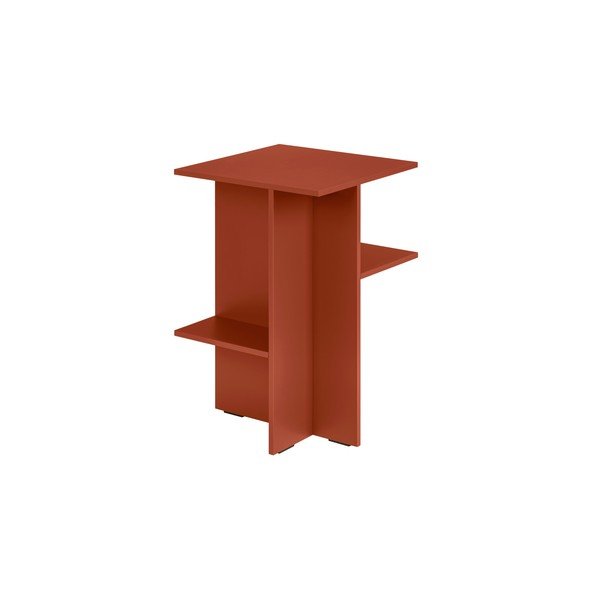 Nočna omarica s policami v barvi terakote Atik – noo.ma-image-2