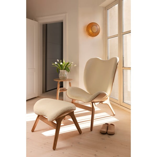 Stropna svetilka iz masivnega hrasta ø 35 cm Clava Up – UMAGE-image-4