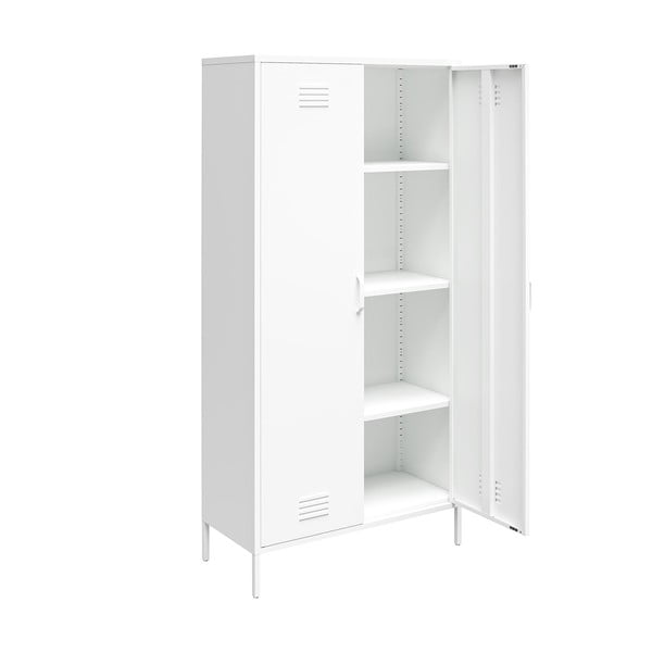 Bela kovinska omara 90x185 cm Mission District - Støraa-image-3