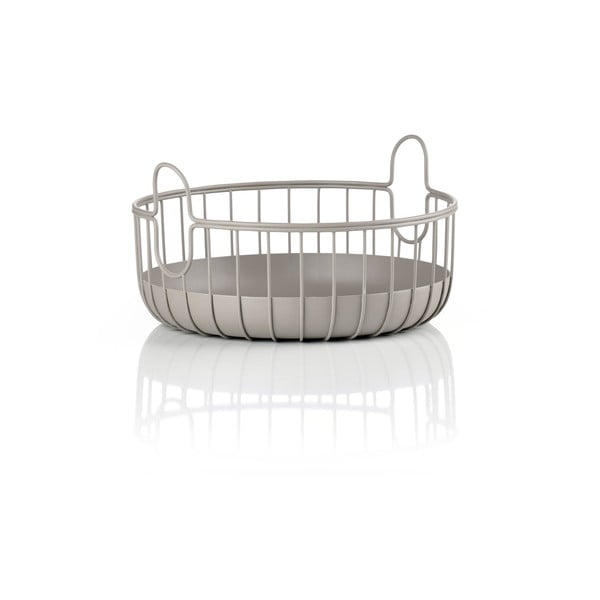 Žična kovinska košara ø 22x8 cm Inu – Zone-image-2