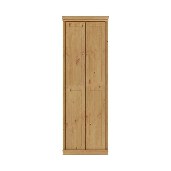 Omara iz masivnega bora v svetli naravni barvi 74x223x37 cm Anita – Støraa