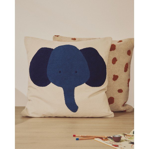 Bombažna otroška prevleka za blazino 70x70 cm Tandani – Kave Home-image-1