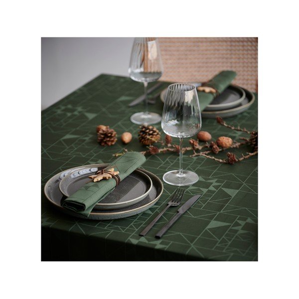 Namizni prt iz damasta 140x320 cm Star Damask – Södahl-image-2