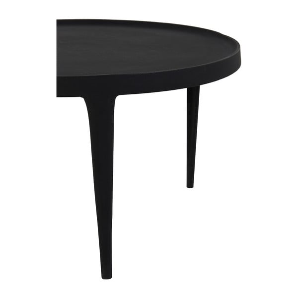 Črne okrogle mizice v kompletu 2 ks ø 75 cm Tobias – Light & Living-image-4