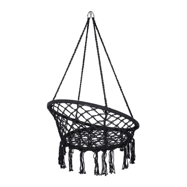 Črn viseči stol Bonami Essentials Hylla-image-3