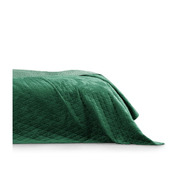 Zeleno pregrinjalo za posteljo AmeliaHome Laila Jade, 260 x 240 cm