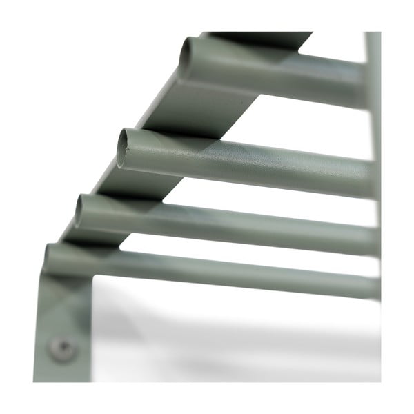 Prašno zelen kovinski stenski obešalnik s polico 100 cm Rex – Spinder Design-image-2