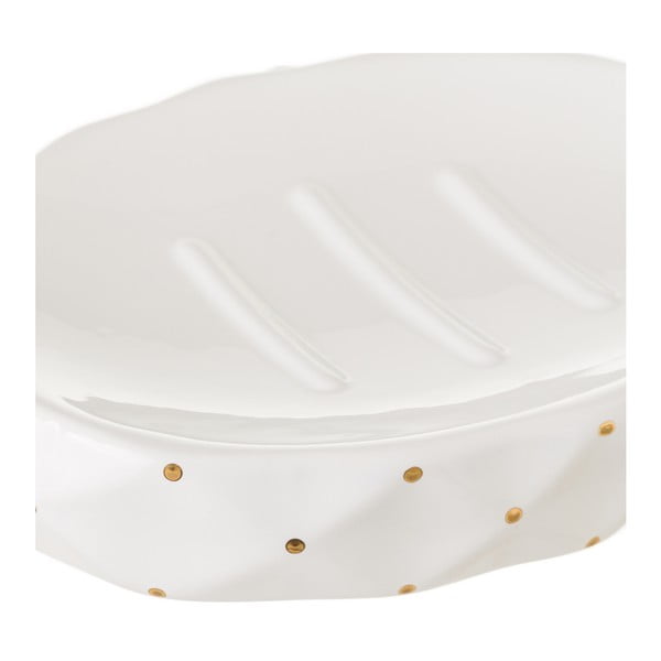 Bel komplet pripomočkov za kopalnico Dottie – Casa Selección-image-3